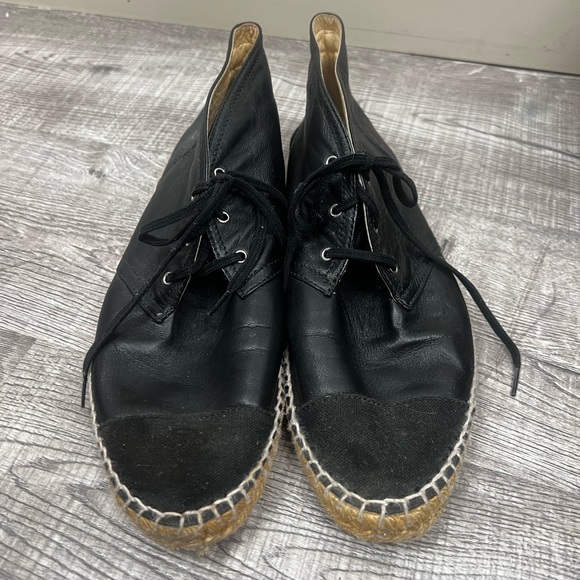 Chanel High Top Lace Up Espadrilles - Picture 2 of 10